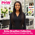 Echo Brazilian Collection 4x4 Lace Front Natural Straight XXL Wig