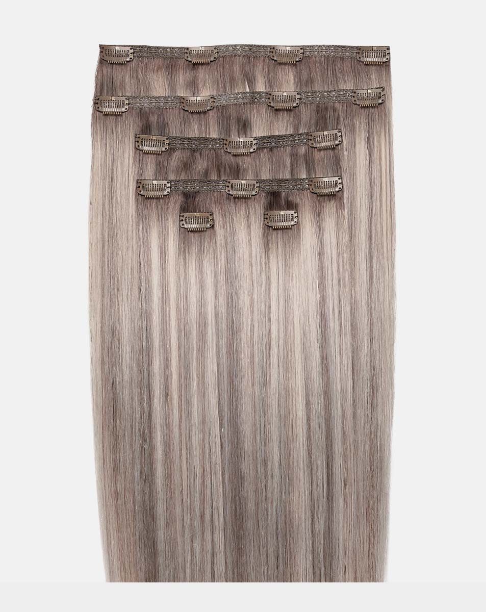 Beauty Works Double Hair Set Clip in Extensions 18 inch