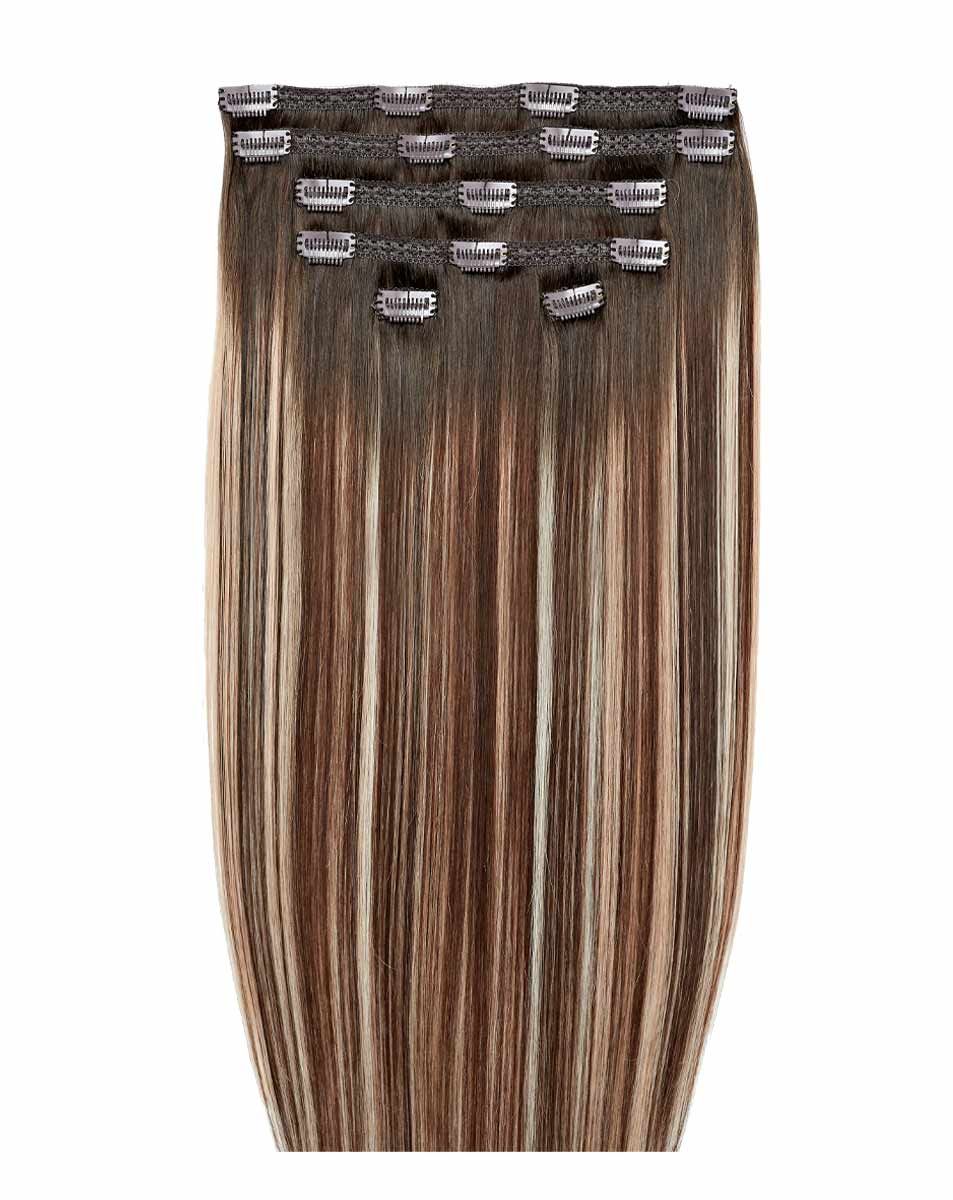 Beauty Works Double Hair Set Clip in Extensions 18 inch