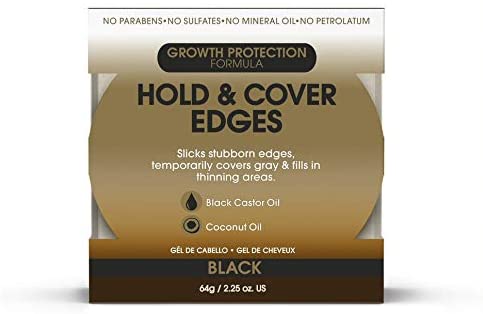 African Pride Black Castor Miracle Hold & Cover Edges