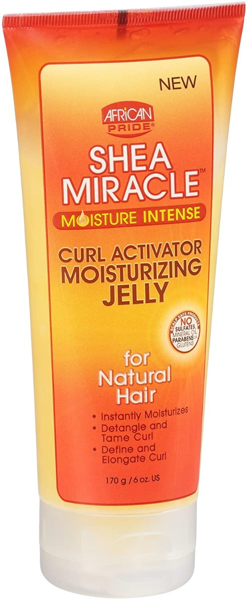 African Pride Shea Miracle Curl Activator Moisturizing Jelly 170g