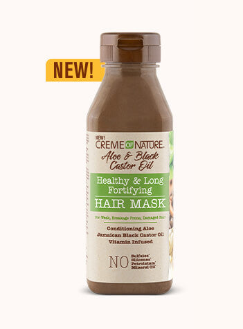 Creme Of Nature Aloe & Black Castor Oil Fortifying Hair Mask 355ml