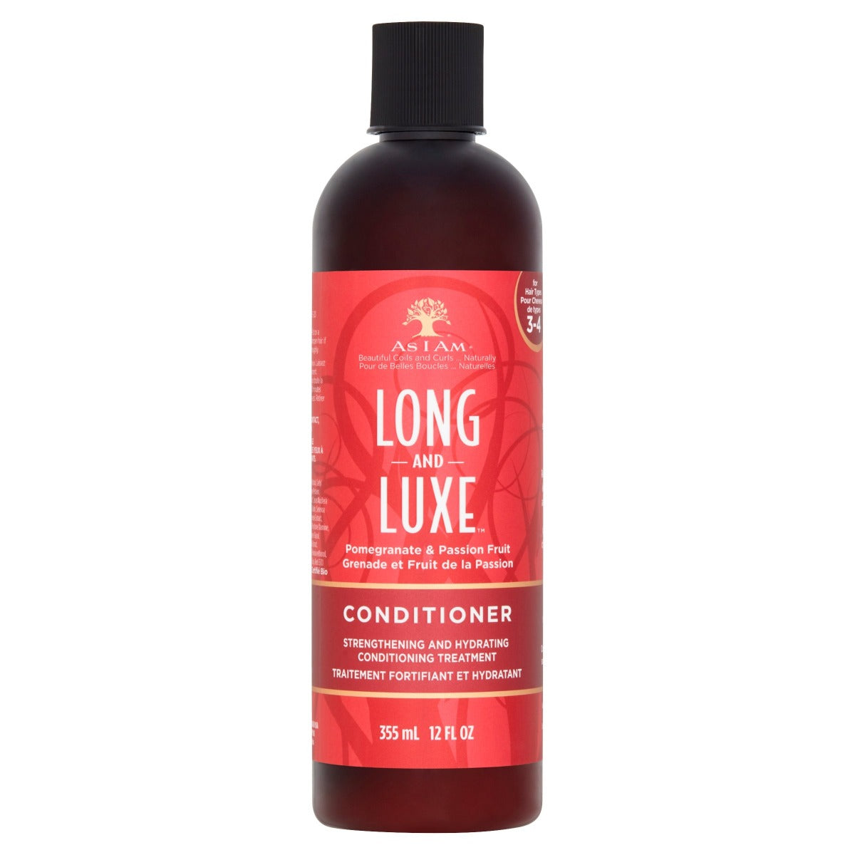 As I Am Long & Luxe Pomegranate & Passion Fruit Conditioner 355ml