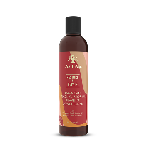 As I Am Restore & Repair Jamaican Black Castor Oil Leave-In Conditioner 237ml