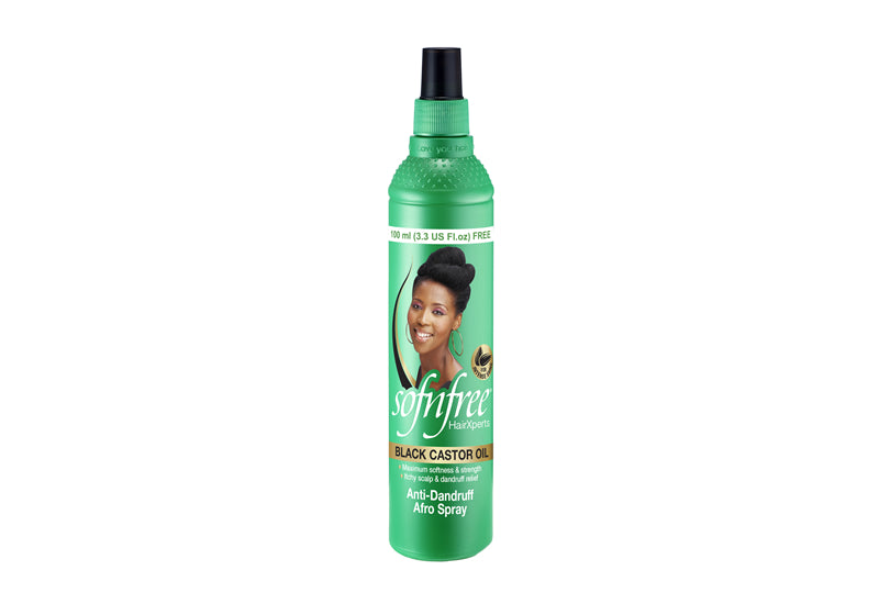 Sof n Free Black Castor Oil Anti-Dandruff Afro Spray 350ml
