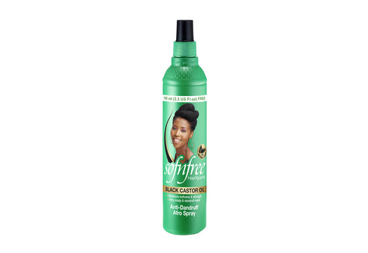 Sof n Free Black Castor Oil Anti-Dandruff Afro Spray 350ml