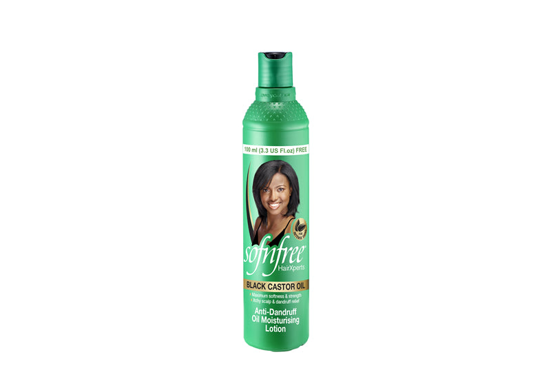 Sof n Free Black Castor Oil Anti-Dandruff Oil Moisturising Lotion 350ml