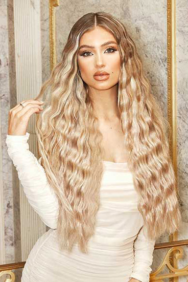 Beauty Works Beach Wave Double Hair Set 18" and 22"