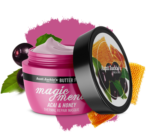Aunt Jackie's MAGIC MEND – Acai & Honey Thermal Repair Masque 227g