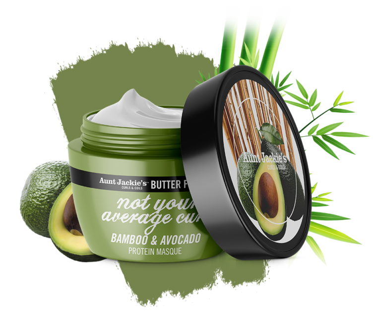 Aunt Jackie's NOT YOUR AVERAGE CURL – Bamboo & Avocado Protein Masque 227g