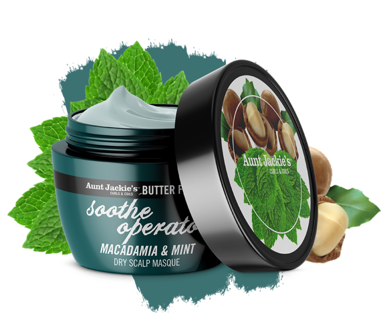 Aunt Jackie's SOOTHE OPERATOR – Macadamia & Mint Dry Scalp Conditioning Masque