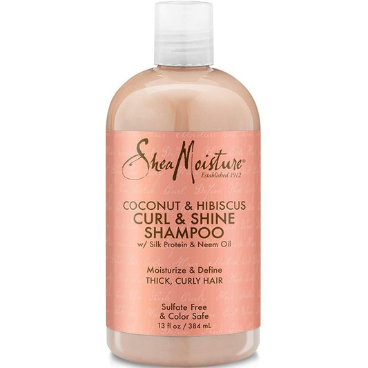 Shea Moisture Coconut & Hibiscus Curl & Shine Shampoo 384ml