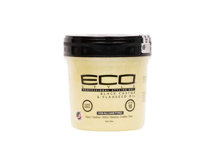Eco Style Gel Black Castor & Flaxseed Oil 236ml