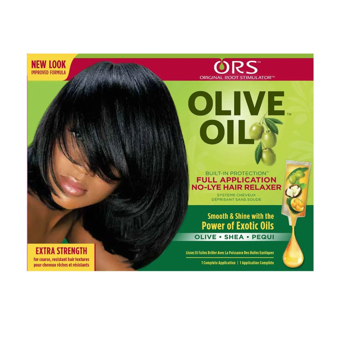 ORS Olive Oil No-Lye Hair Relaxer 1 Application Extra Strength