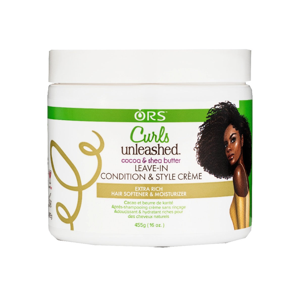 ORS Curls Unleashed Cocoa & Shea Butter Leave In Conditioner Creme 567g