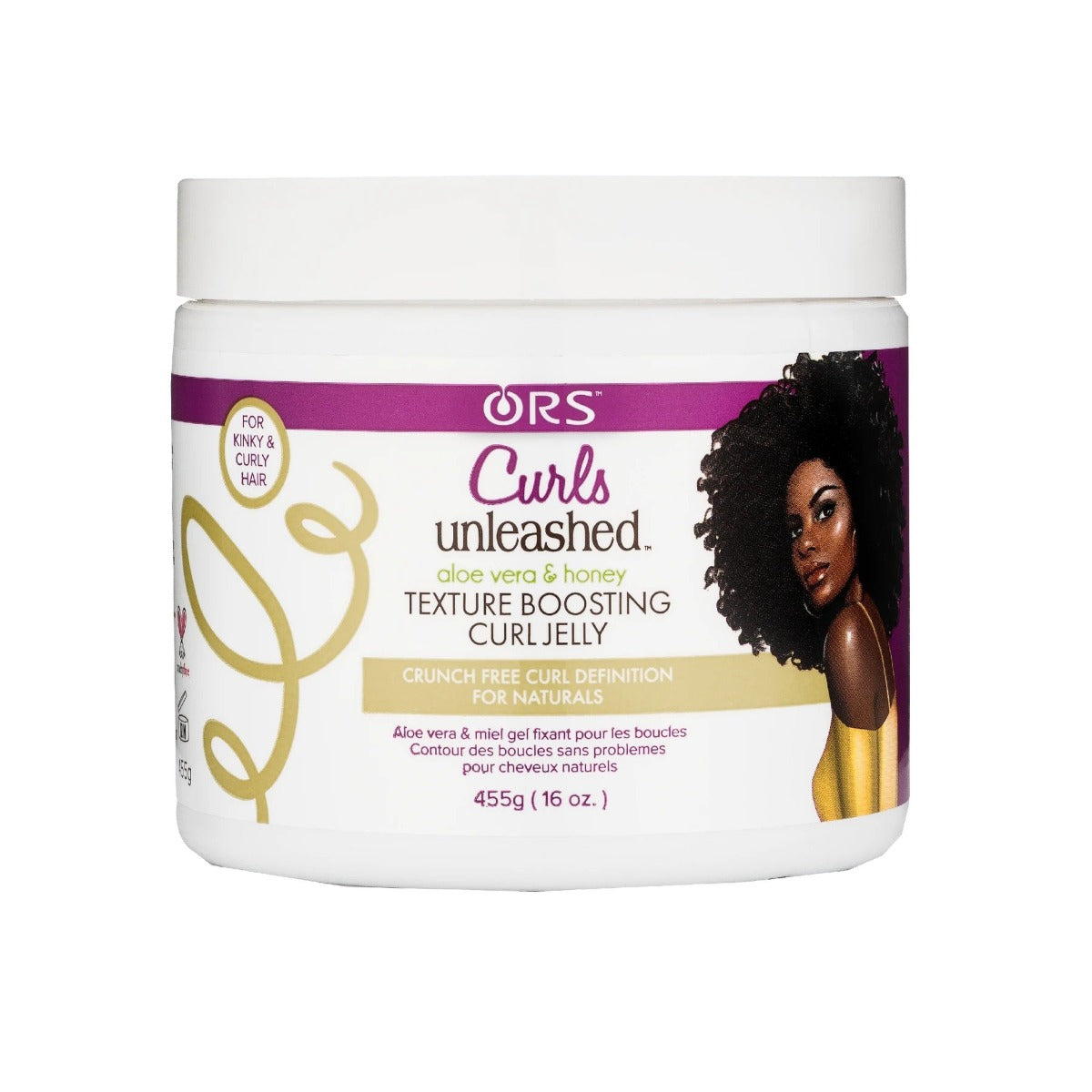 ORS Curls Unleashed Aloe Vera and Honey Texture Boosting Curl Jelly 544g