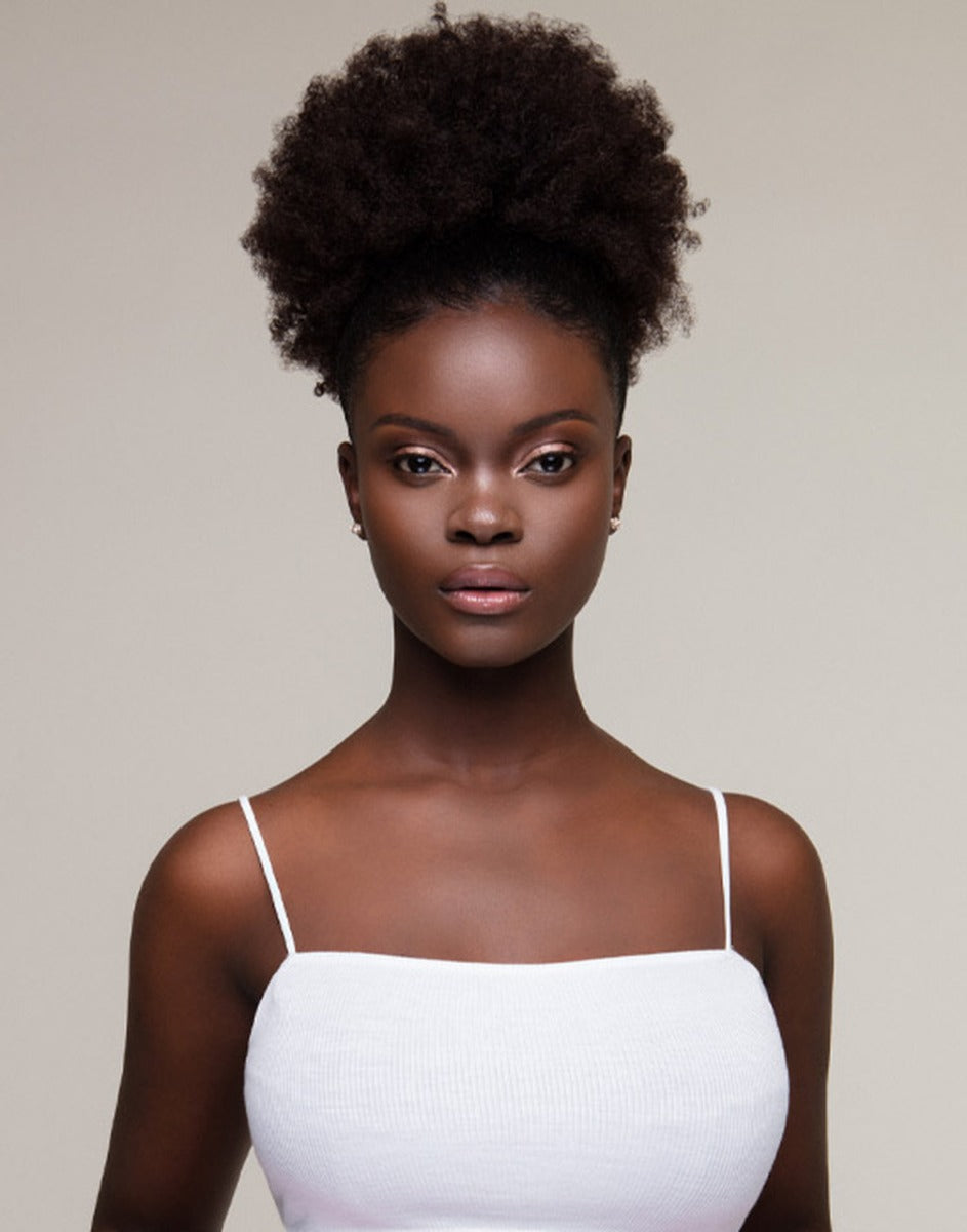 The Feme Collection Afro Puff Large Human Hair Piece Pauls Hair