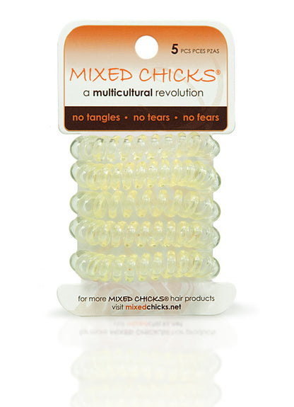 Mixed Chicks Curly Hair Band Clear