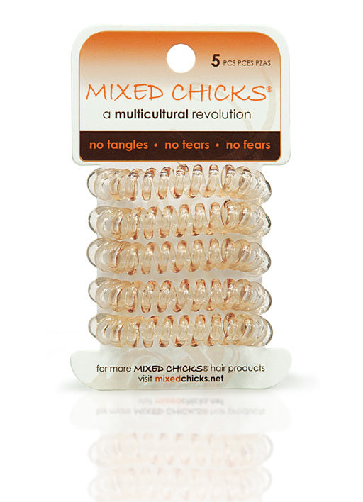 Mixed Chicks Curly Hair Band Light Amber