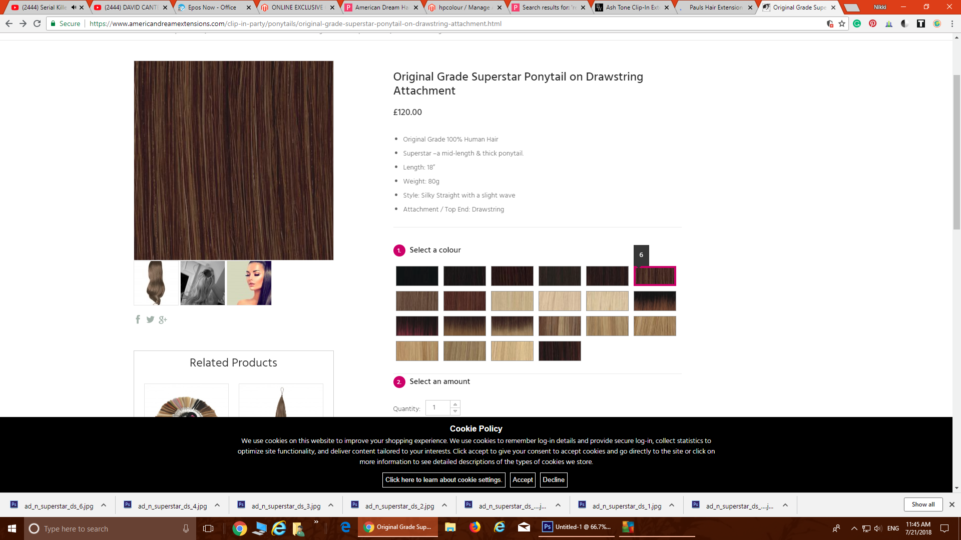 ADTIB/33-BLACK/BROWN OMBRE