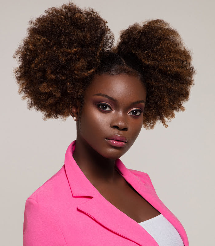 The Feme Collection Afro Puff Large Human Hair Piece