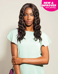 The Feme Collection Virgin Brazilian 6" Part Loose Deep Wig
