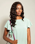 The Feme Collection Virgin Brazilian 6" Part Loose Deep Wig